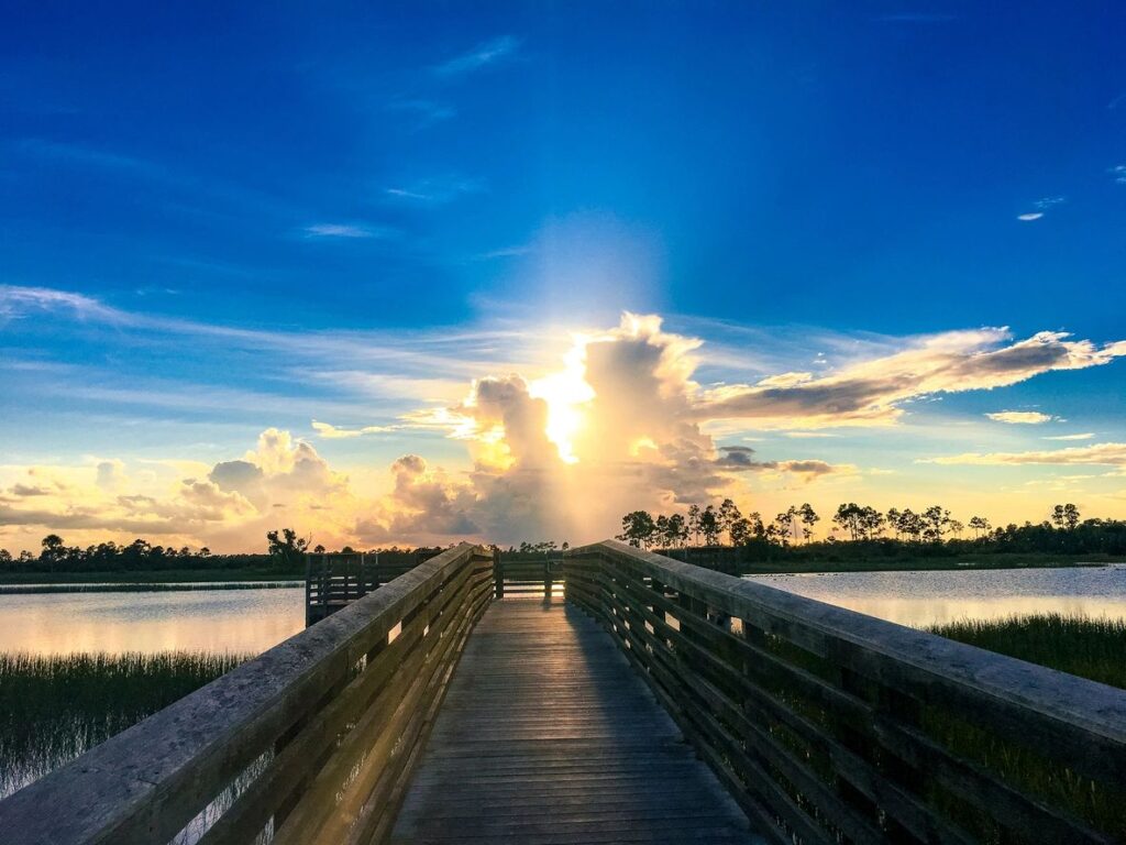 A central coastal wedding at sunset is amazing 